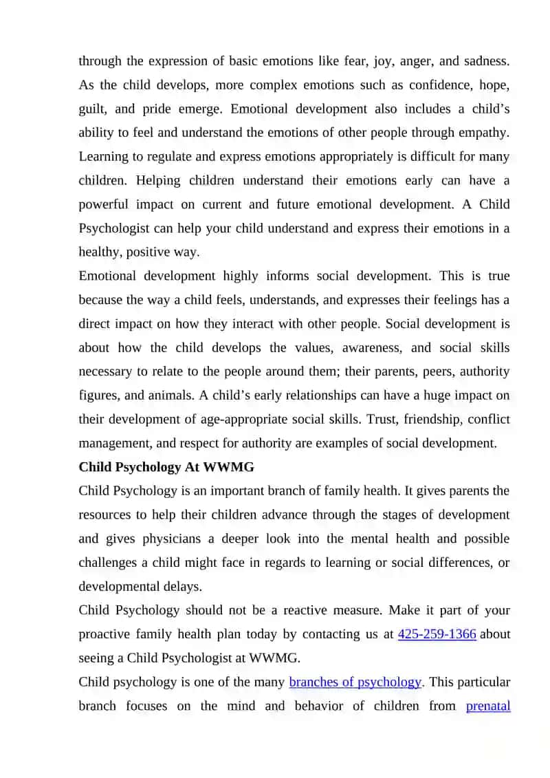 Understanding Children Psychology 3