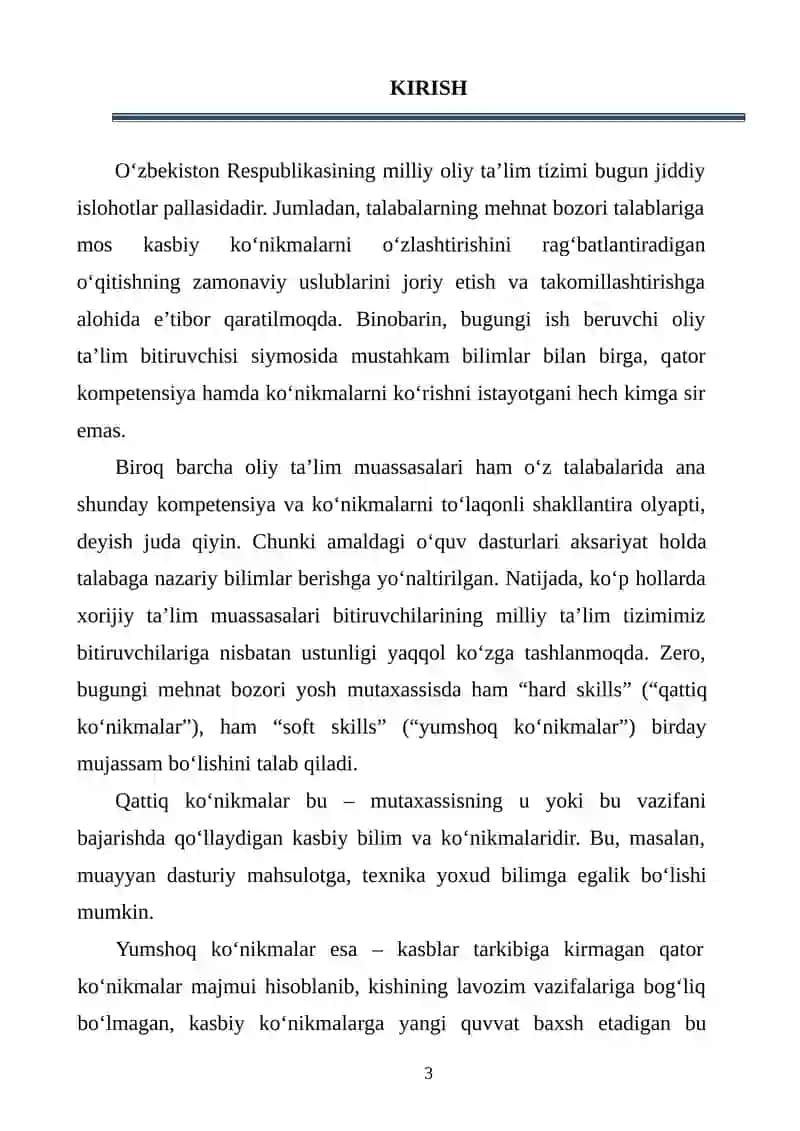 Shaxsiy rivojlanish 3