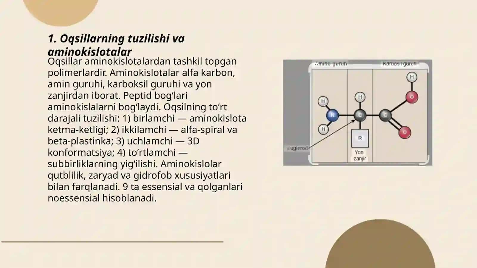 Oqsillar mavzusi 3