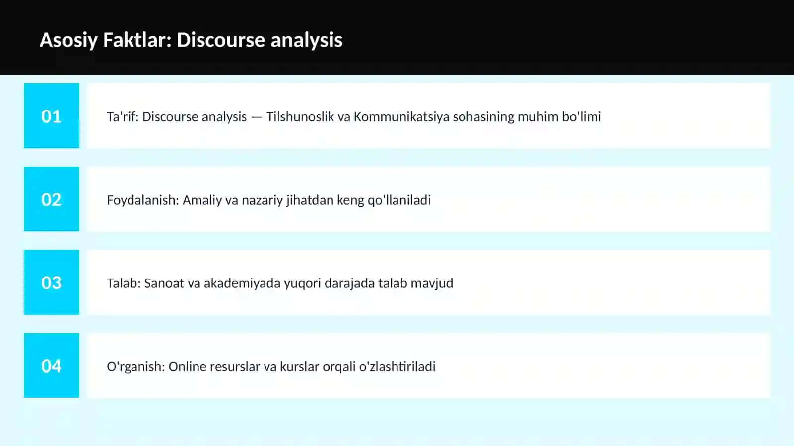 Discourse analysis 3