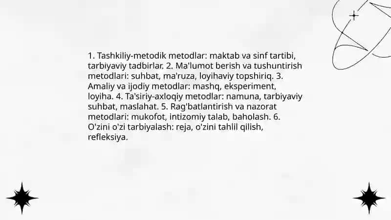 Tarbiyaning umumiy metodlari 3