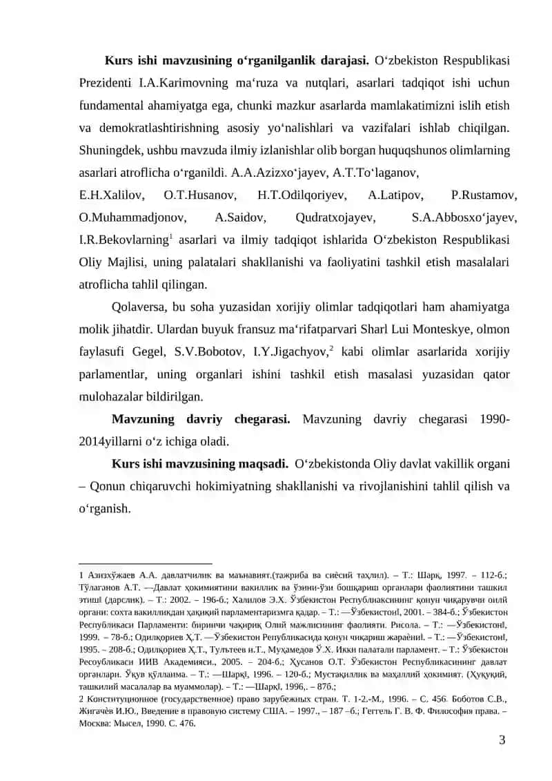 Kurs ishi mavzusining dolzarbligi 3