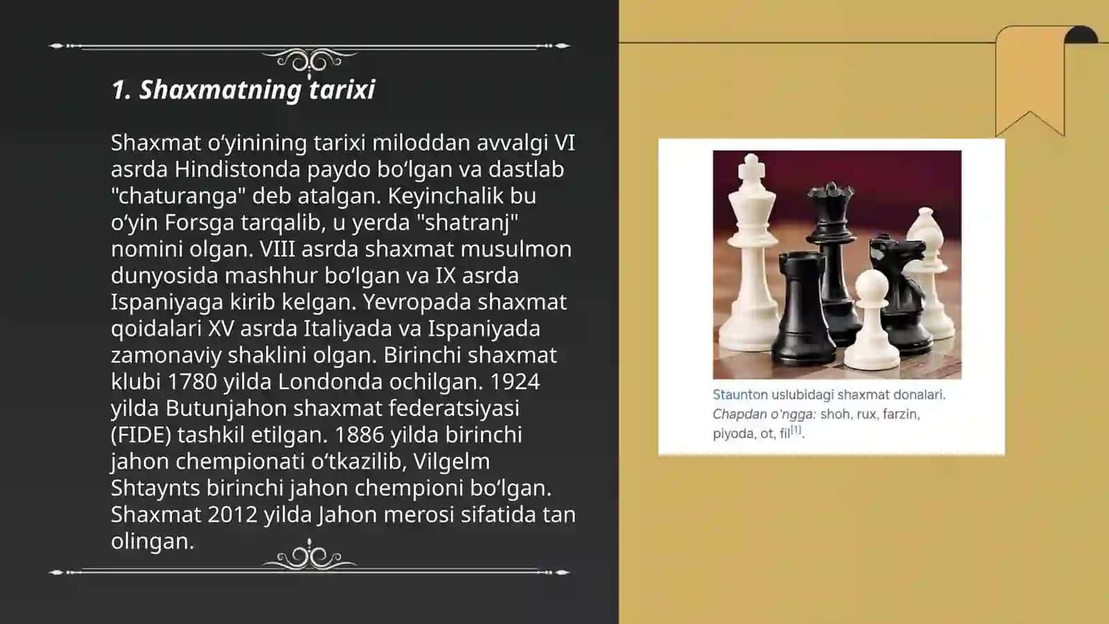 Shaxmat mavzusi haqida talimot 3
