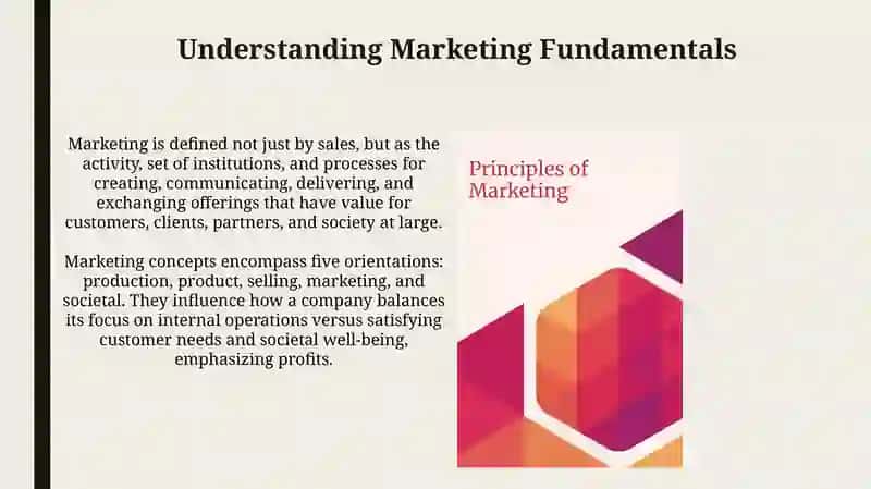 Principles of marketing 3