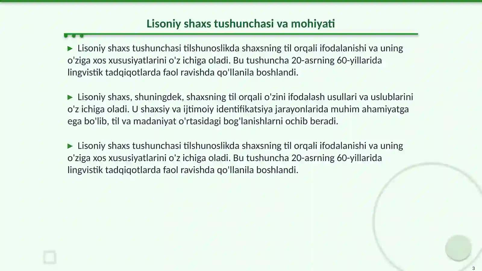Tilshunoslikda lisoniy shaxs masalasi 3