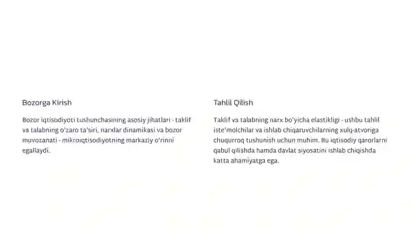 Narx boʻyicha talabning elastikligi 3