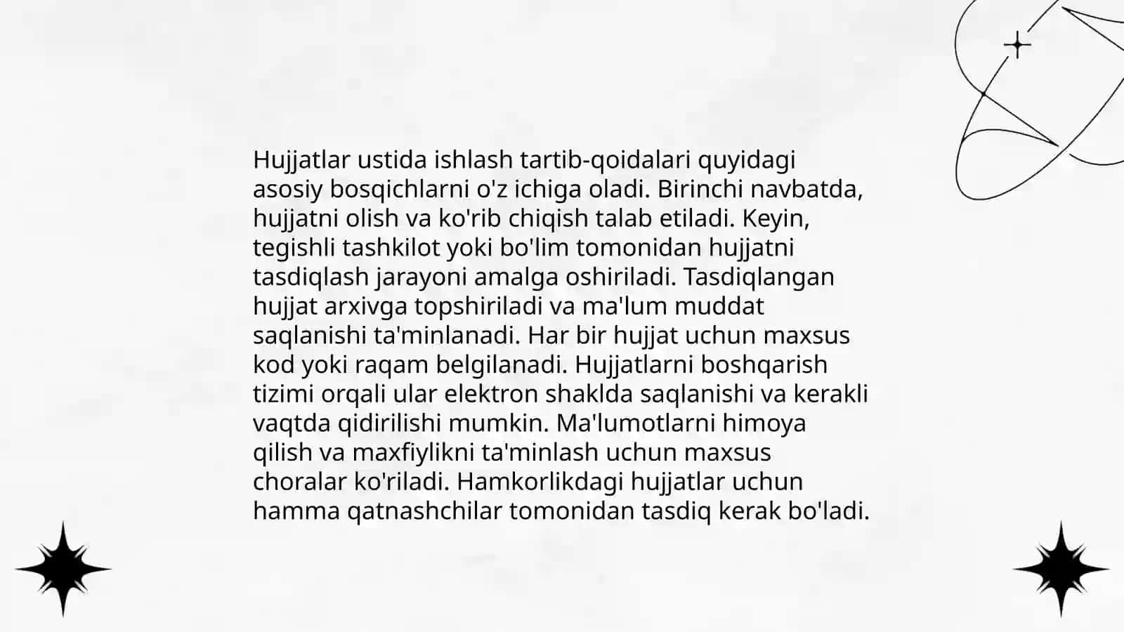Hujjatlar ustida ishlash tartiboti 3