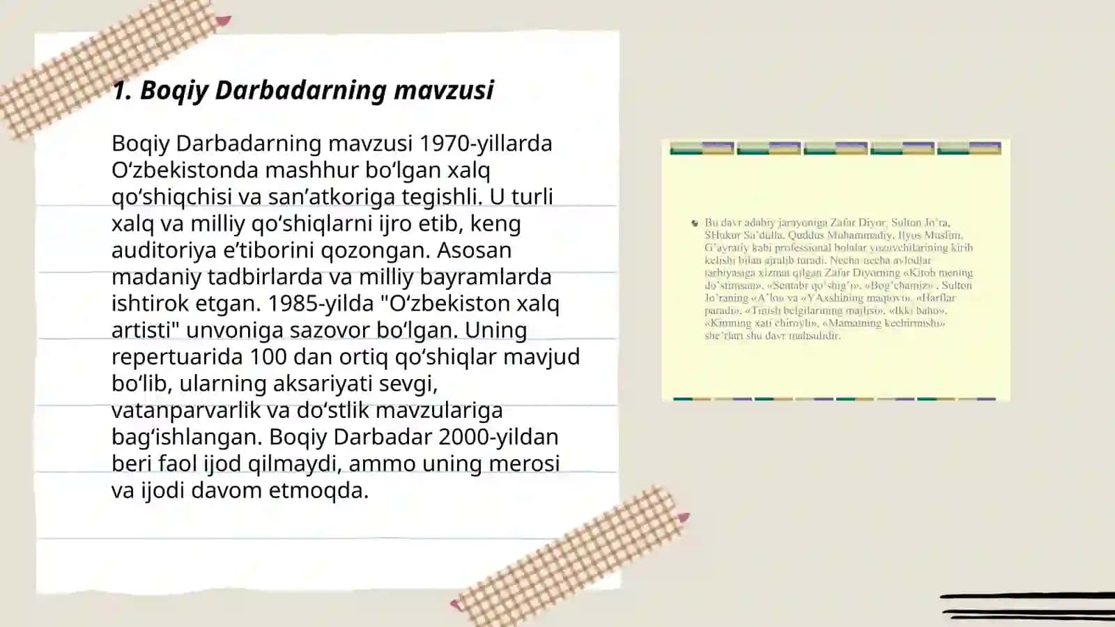 Boqiy Darbadar asari tahlili 3