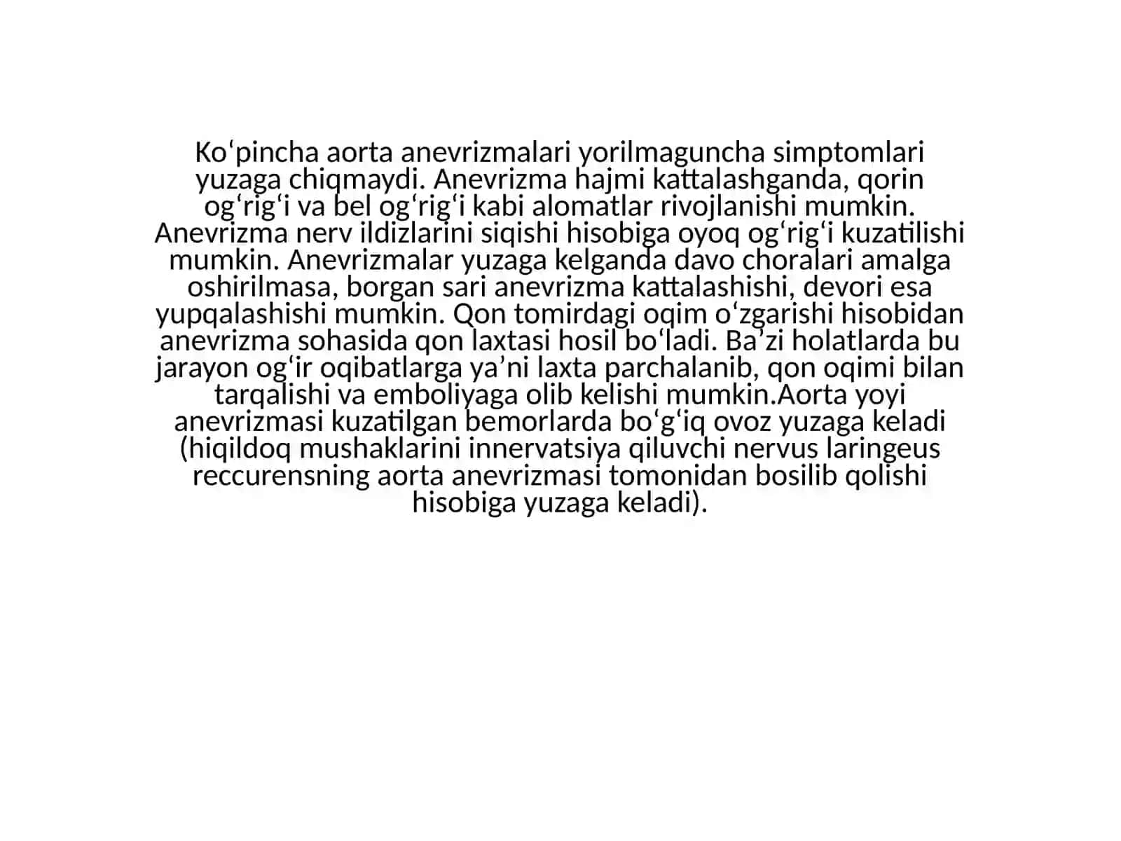 Aorta anevrizmasi 3