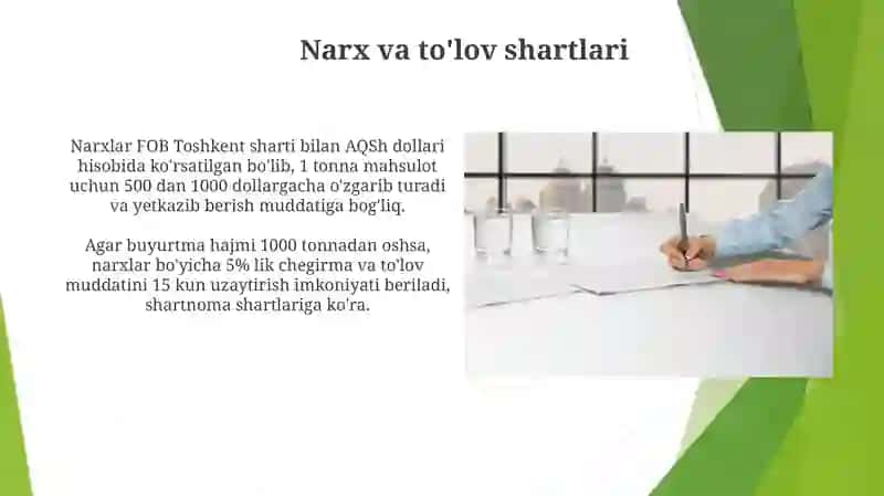 Eksport shartnomasini tuzish 3