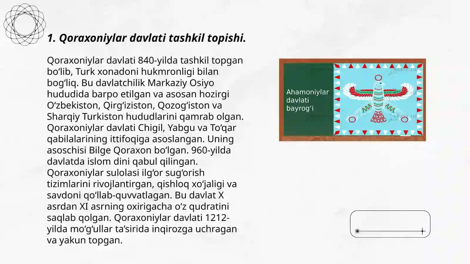 Qoraxoniylar davri tarixiy geografiyasi 3