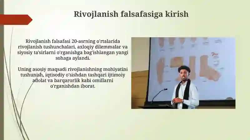 Rivojlanish falsafasi 3