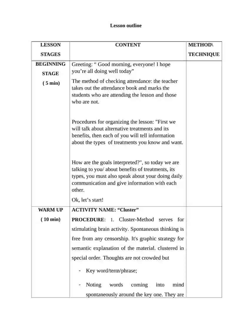 Discussing Alternative Treatments 3