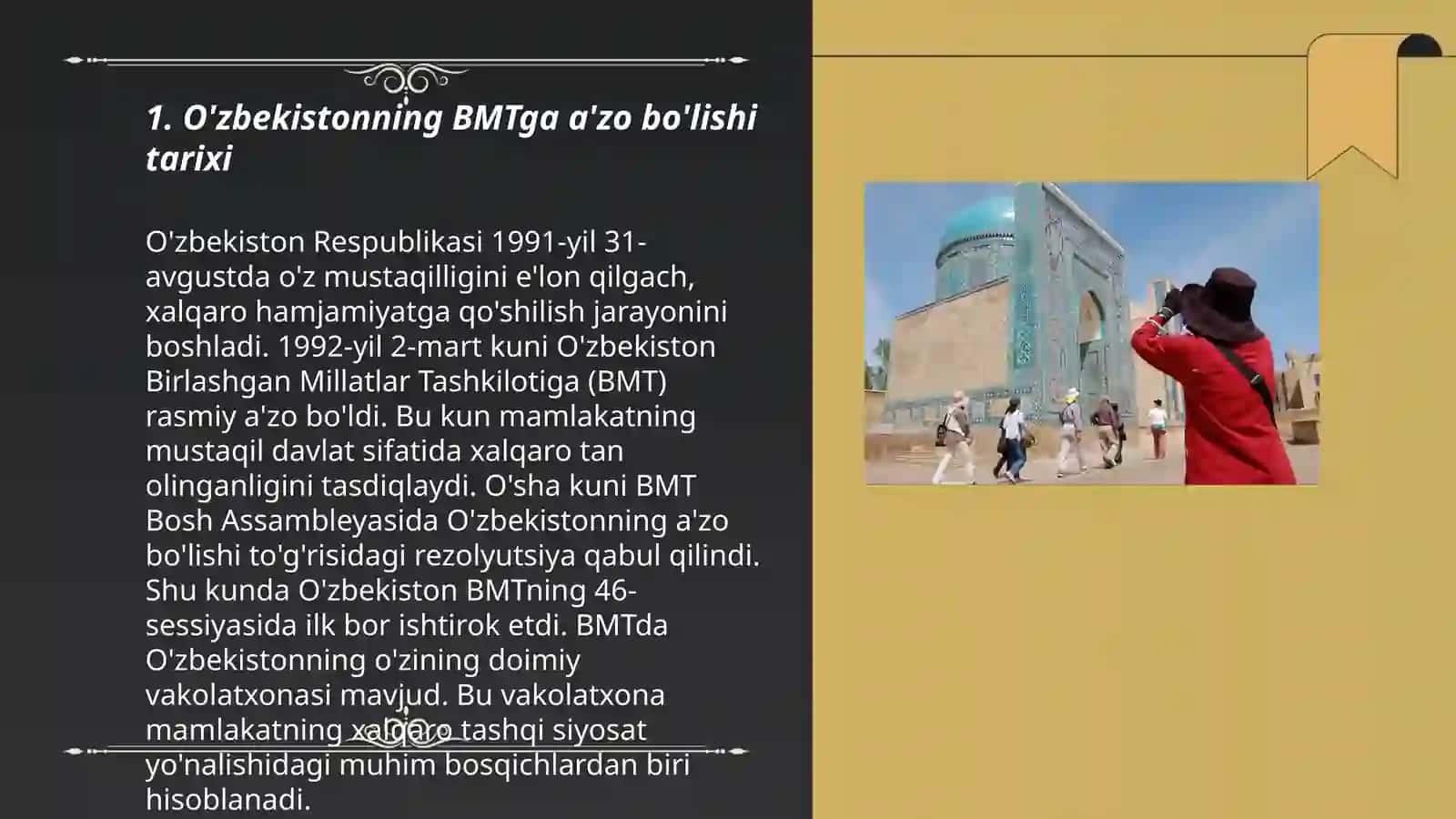 O'zbekiston va BMT urtasidagi munosabatlar 3