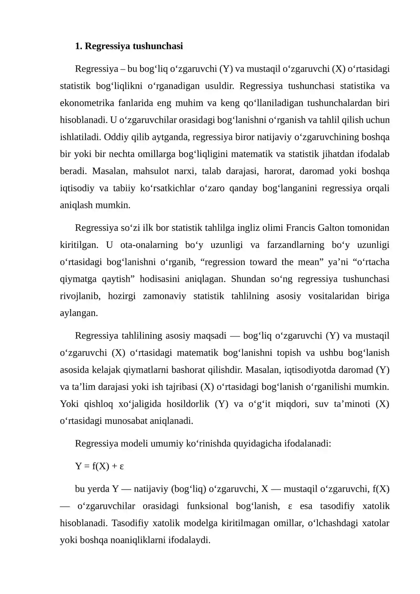 Chiziqsiz Regressiya (Nonlinear Regression) 3