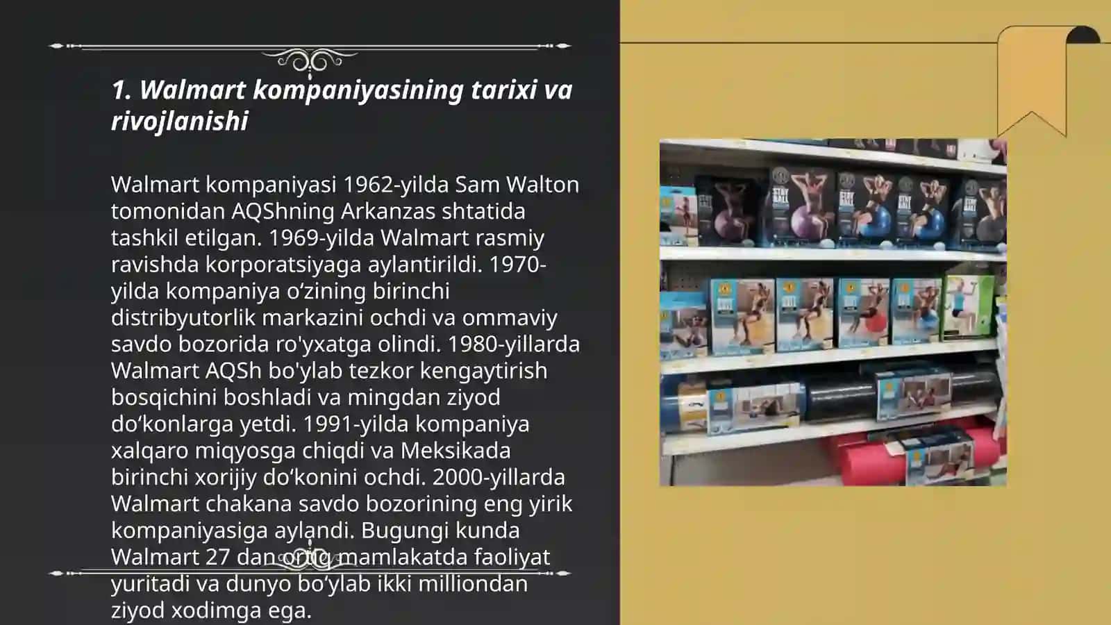 Walmart kompaniyasining tarixi va rivojlanishi 3