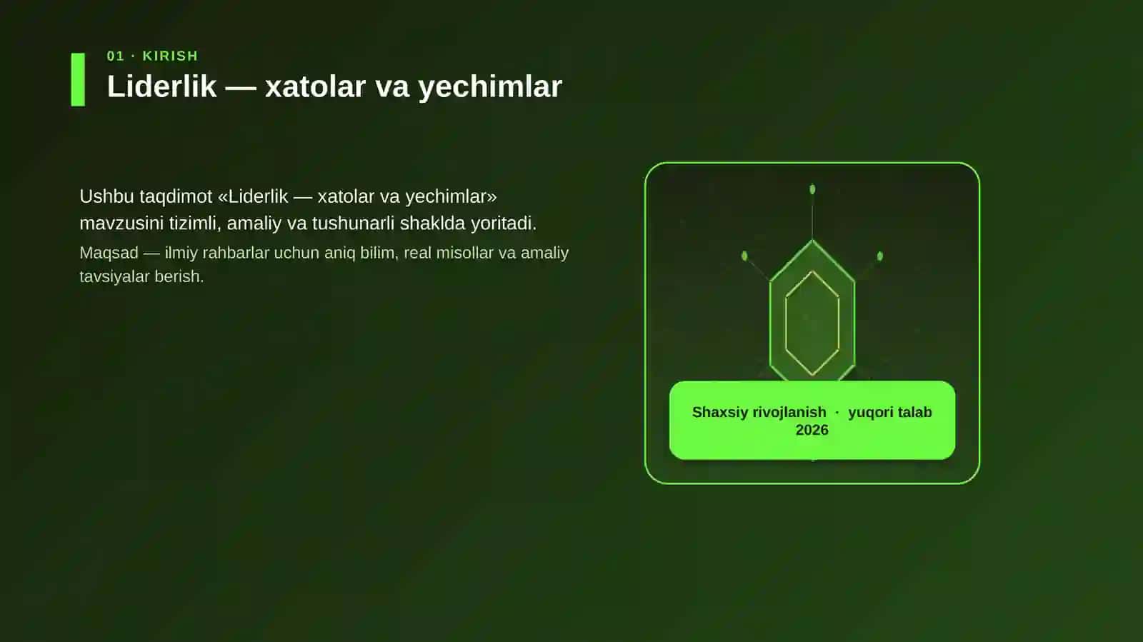 Liderlik — xatolar va yechimlar 3