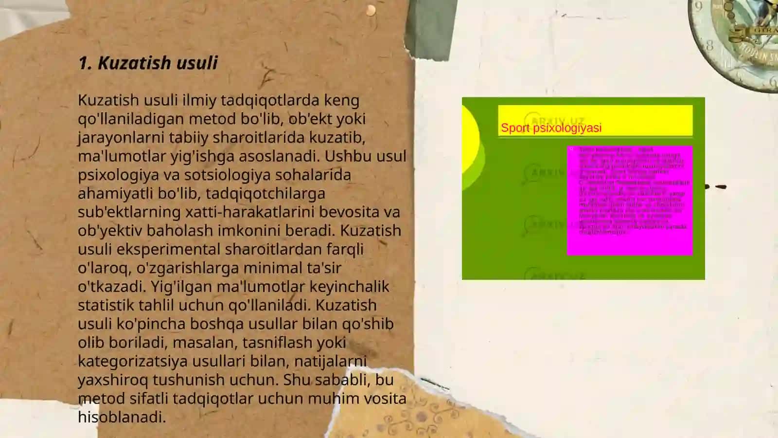 Psixologiya metodlari 3