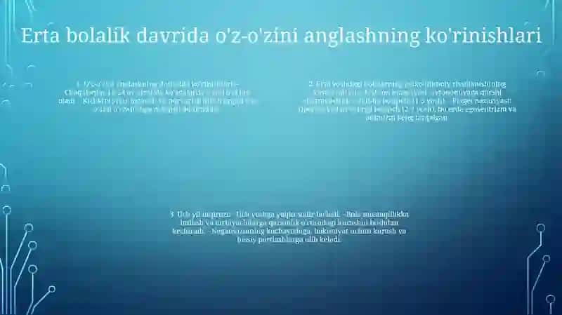 Psixik rivojlanishning nazariy asoslari 3
