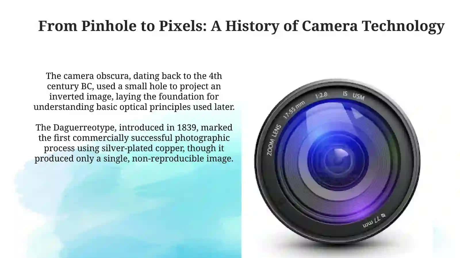 The camera revolution 3