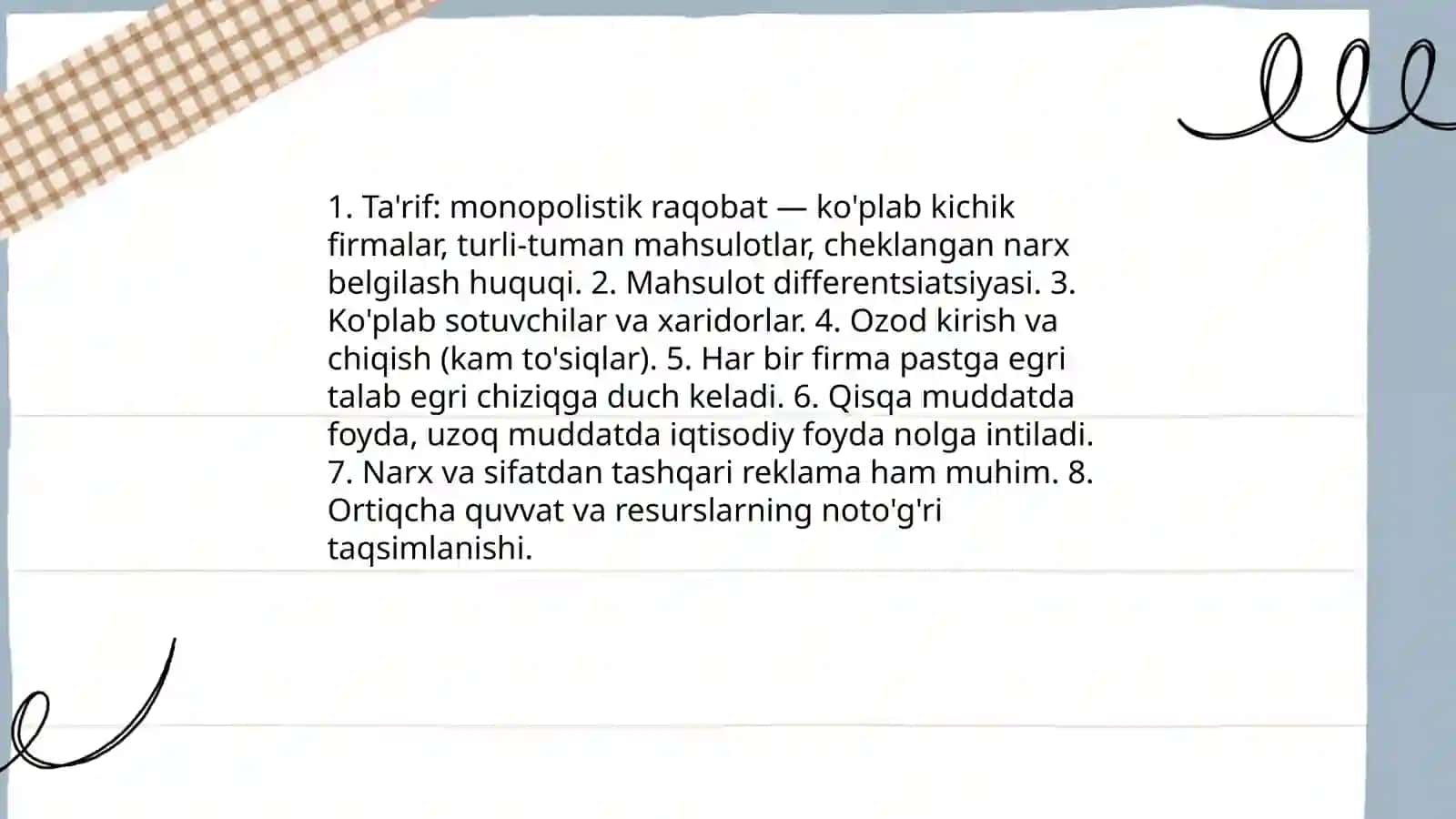 Raqobatlashgan monopol bozor sharoitida korxonalarning raqobat strategiyasi 3