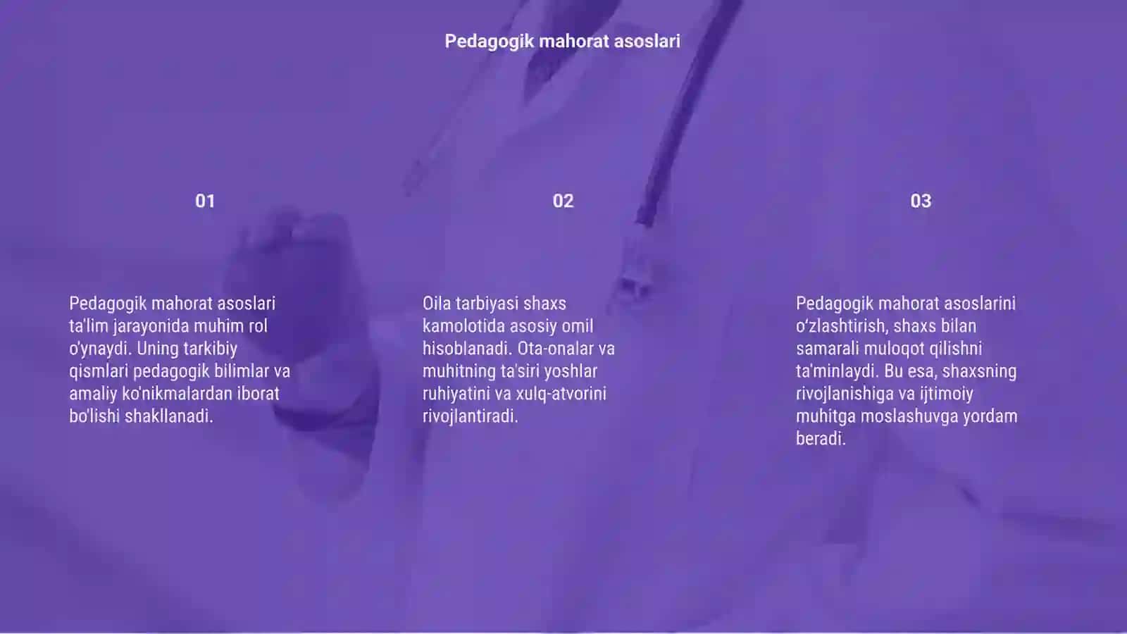 Pedagogik mahorat asoslari va uning tarkibiy qismlari 3