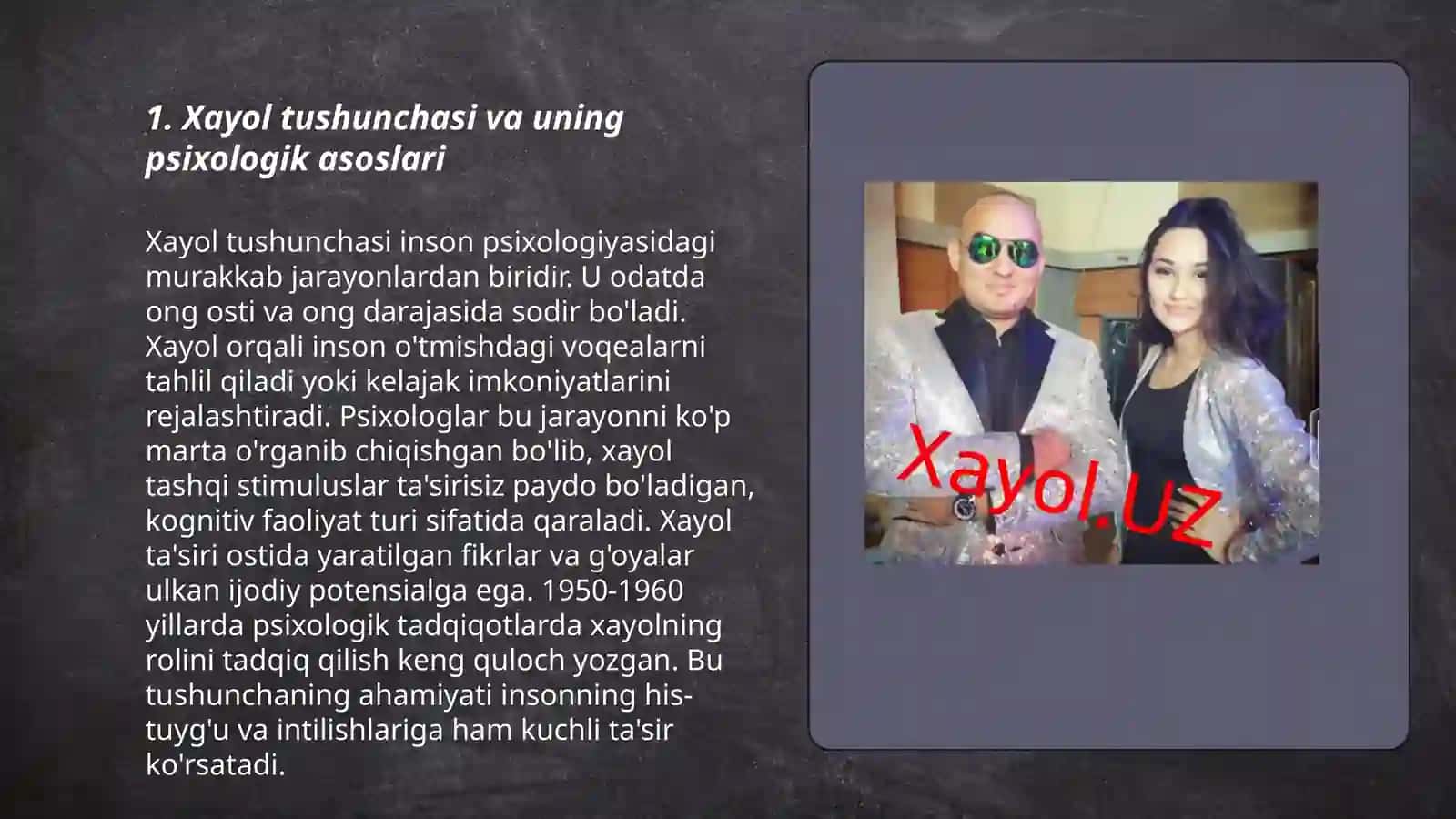 Xayol jarayonlari va xayol turlari 3