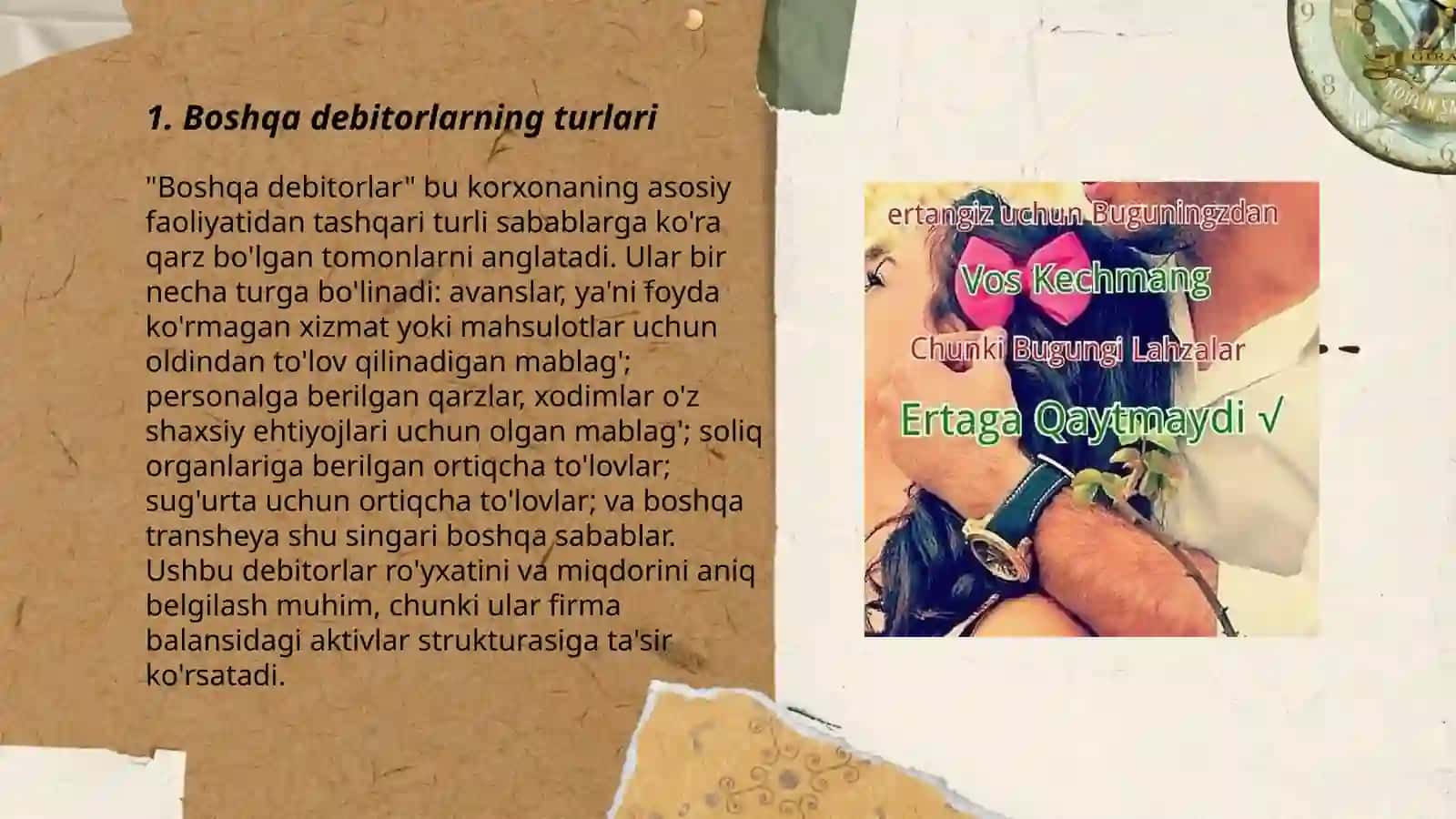 Boshqa debitorlar bilan hisob kitoblar hisobi 3