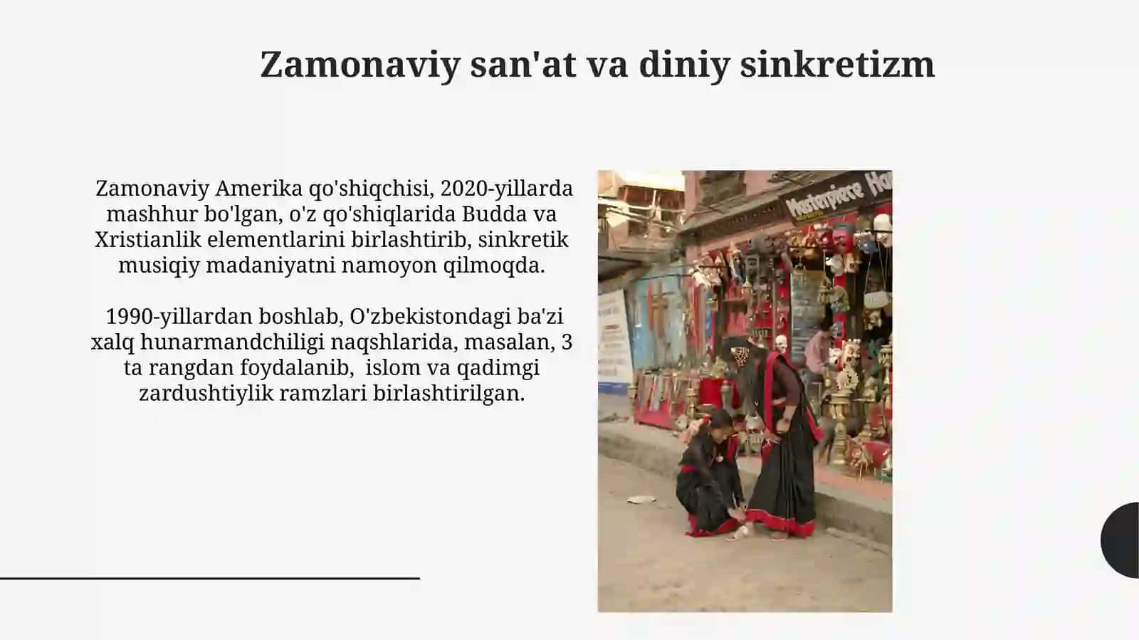 Iptidoiy dinlarning zamonaviy ko'rinishi 3