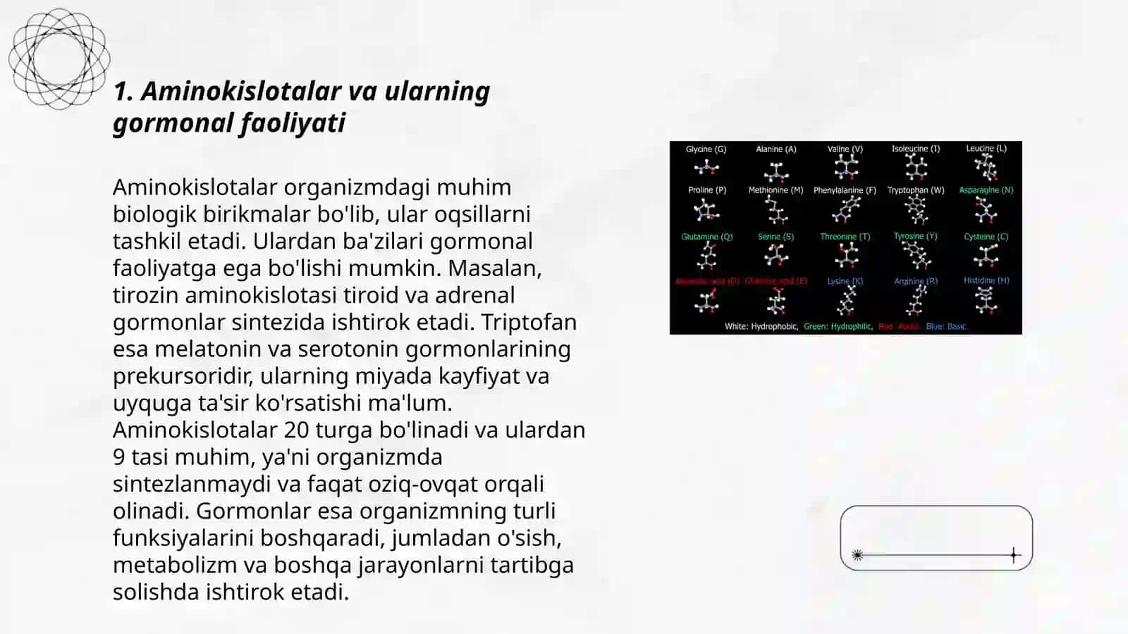 Aminokislotalar xarakteridagi garmonlar 3
