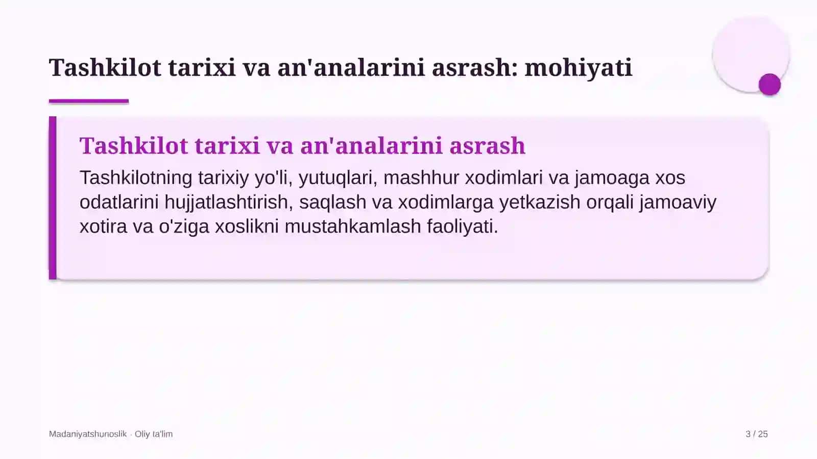 tergov hibsxonalarida tashkilot tarixi va an'analarini asrash 5765 3