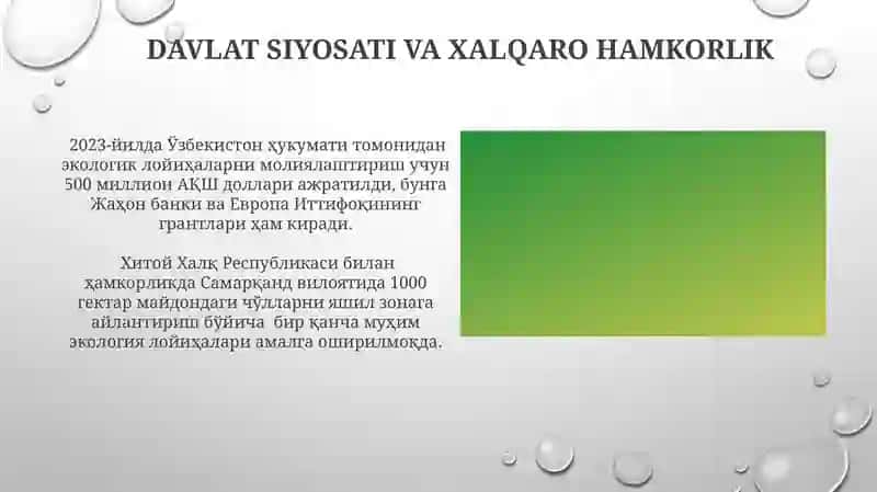 Yashil iqtisod va ekologiya 3