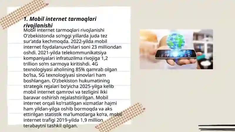 Mobil internet texnologiyalari 3