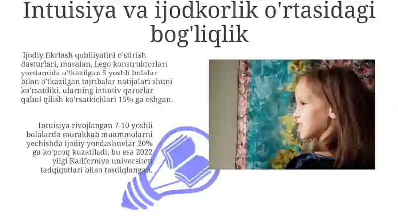 Intuisiya va ijodkorlik o'rtasidagi bog'liqlik 3
