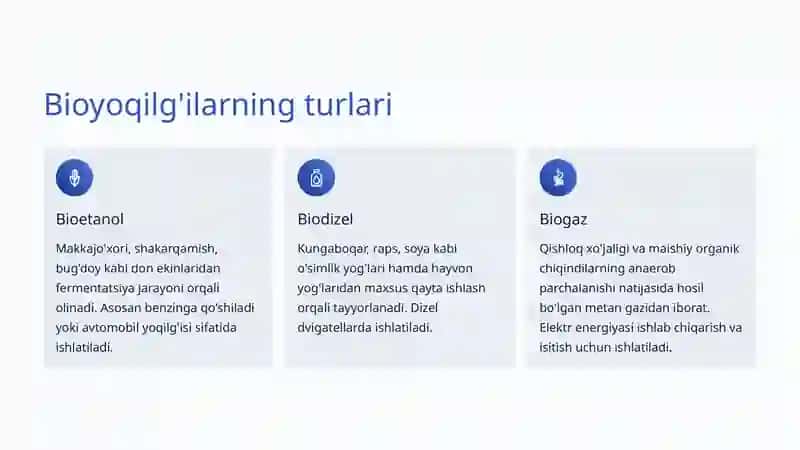 Bioyoqilg'ilar: Kelajak Energiya Manbai 3