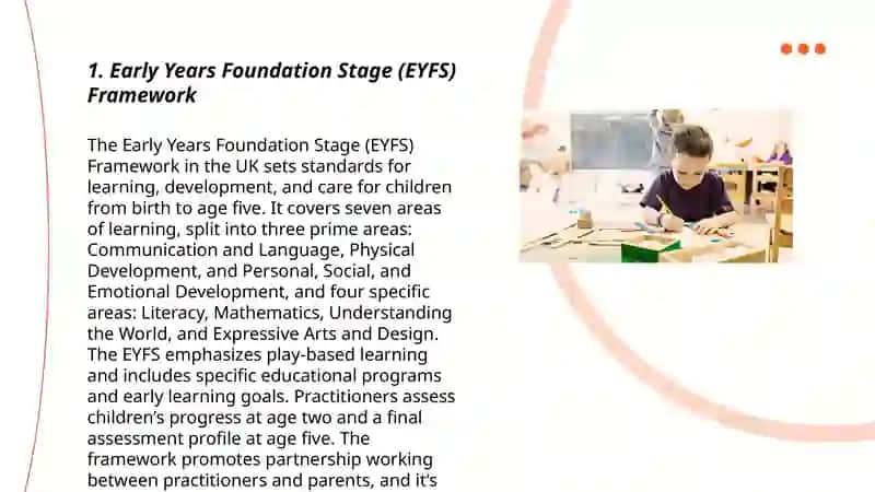 Early Years Foundation Stage (EYFS) Framework 3