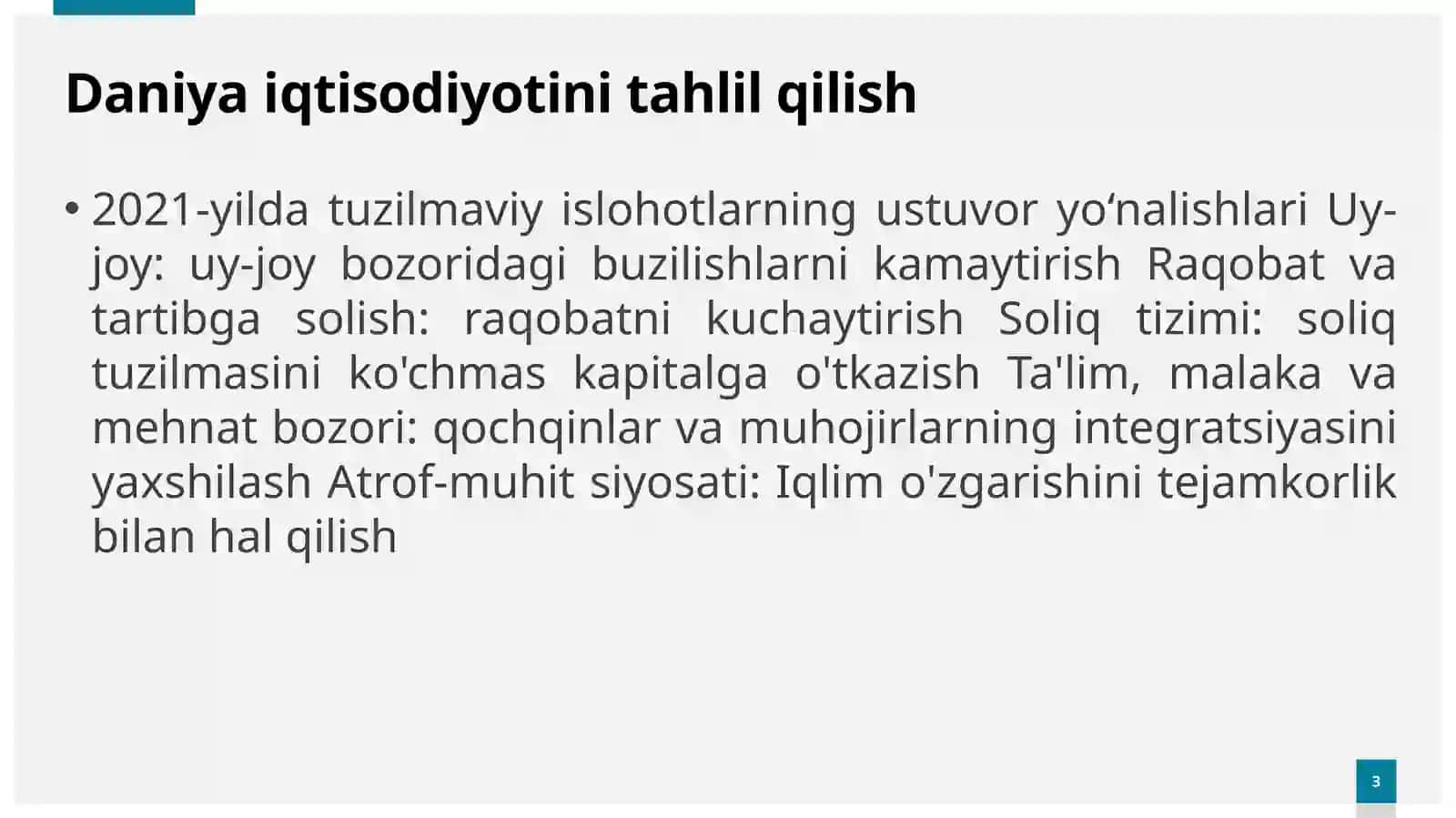 Daniya iqtisodiyotini tahlil qilish 3