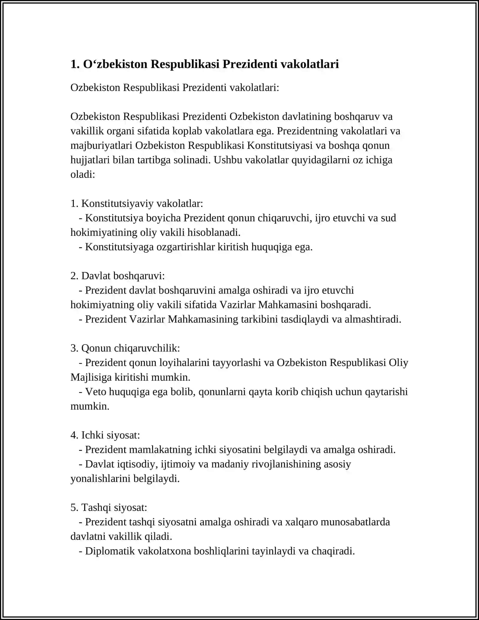 Oʻzbekiston Respublikasi Prezidenti 3