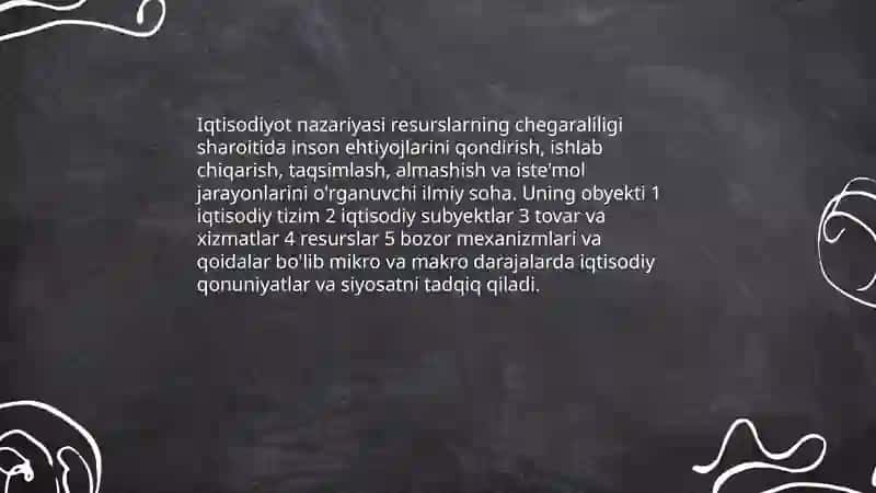 Iqtisodiyotga kirish 3