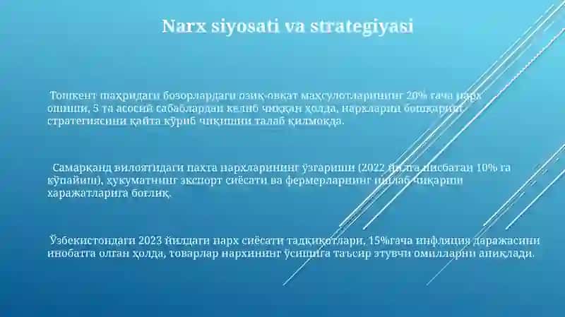 Narxlash Strategiyalari 3