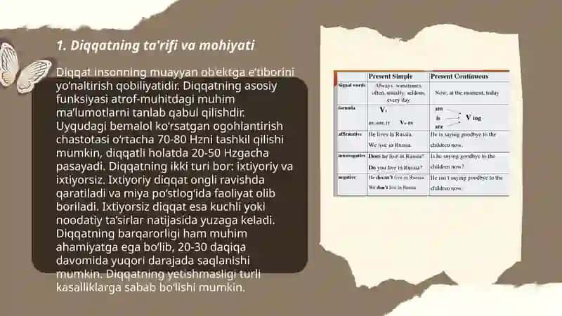 Diqqatning funksiyalari,turlari,asosiy xususiyatlari 3
