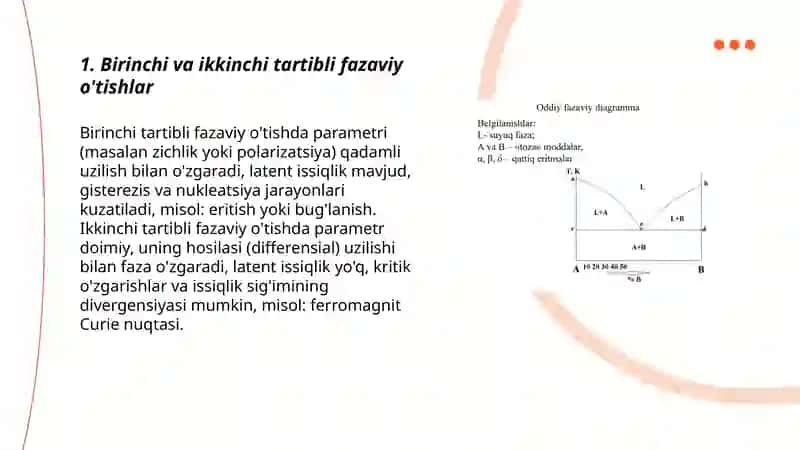 Fazaviy o'tishlar 3