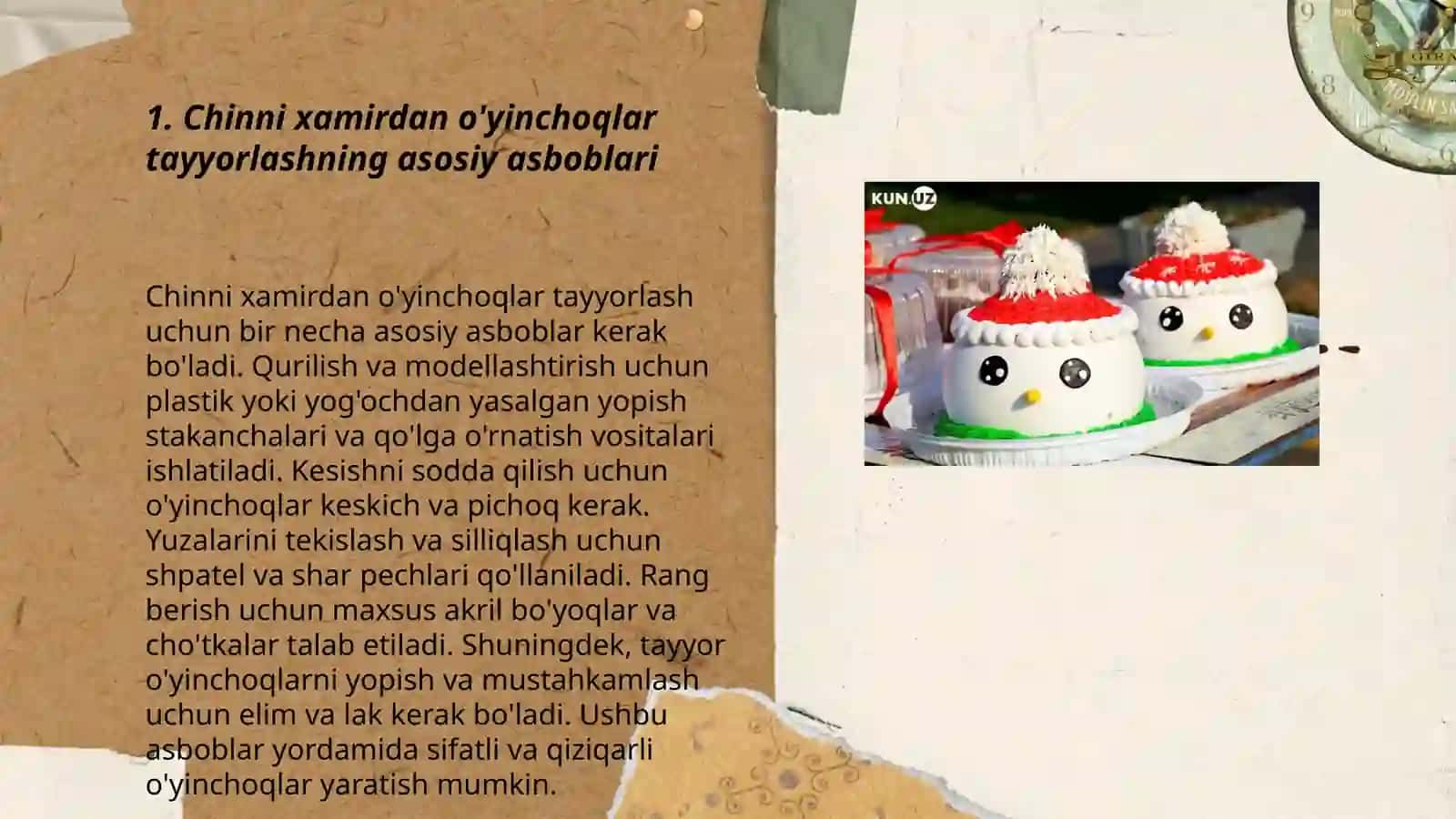Chinni xamirdan turli o'yinchoqlar tayyorlash usullari 3