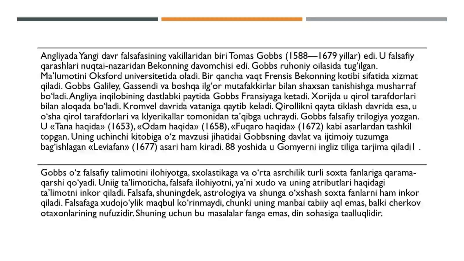 T.GOBBSNING IJTIMOIY VA FALSAFIY QARASHLARI 3