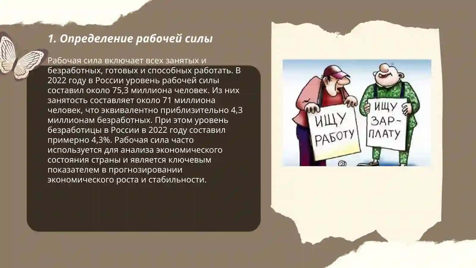 Определение рабочей силы 3