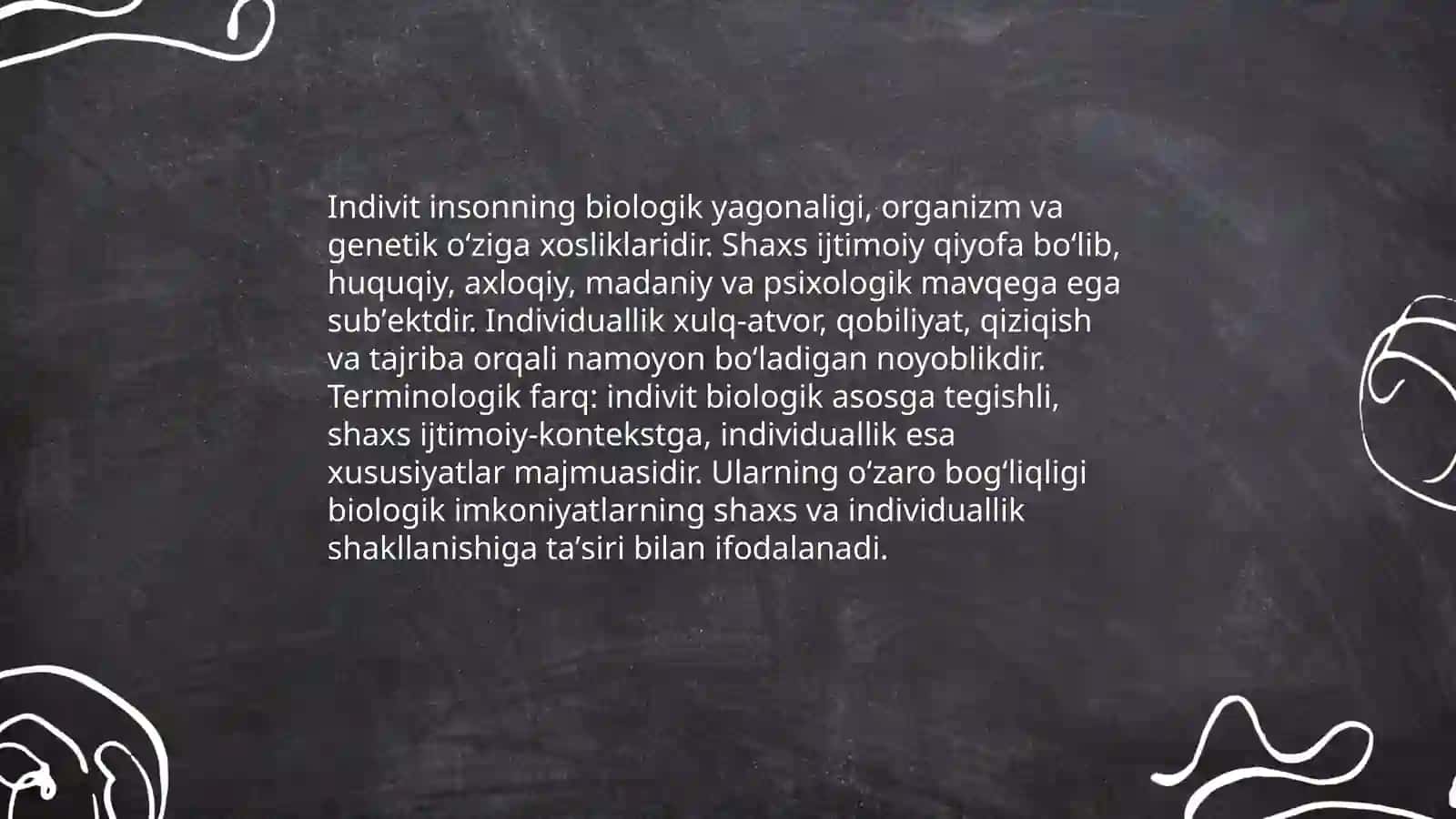 Indivit, shaxs va individuallik 3