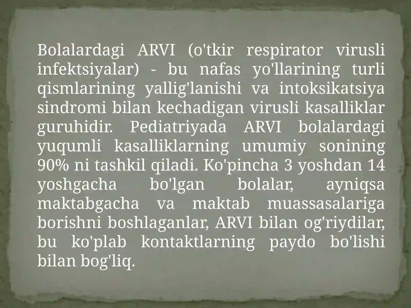 BOLALARDA O'TKIR RESPIRATOR KASALLIKLAR 3