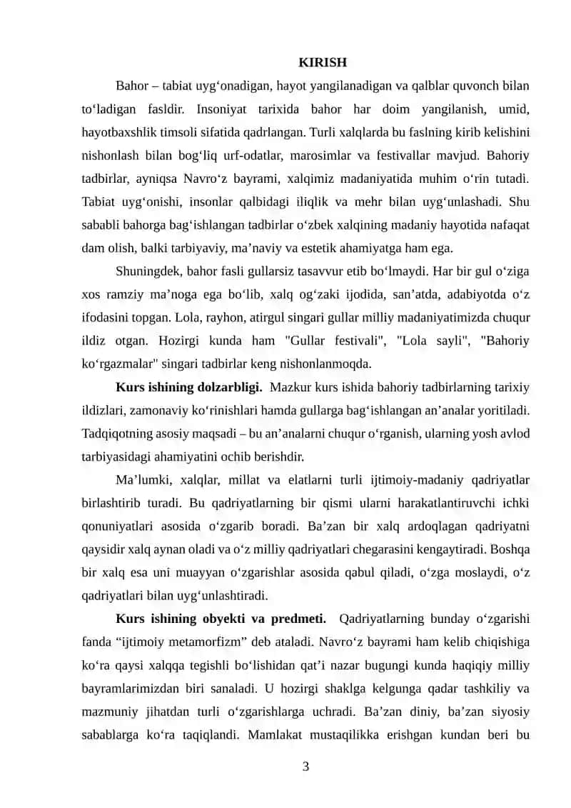 BAHORIY TADBIRLAR VA GULLARGA BAG’ISHLANGAN ANANALAR 3