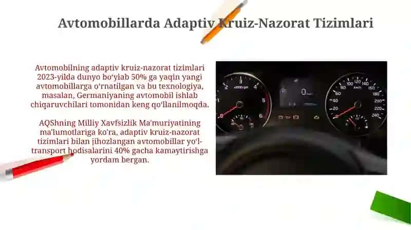 Avtomobillarda Adaptiv Kruiz-Nazorat Tizimlari 3