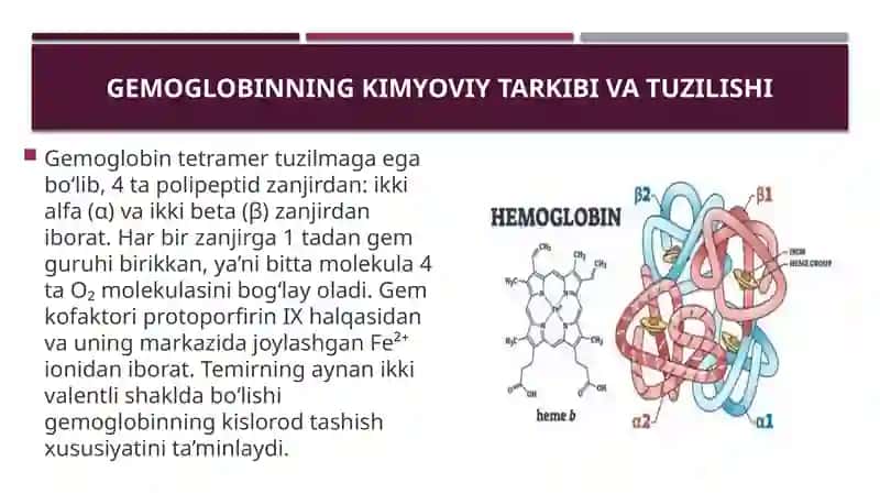 Gemoglobin haqida 3